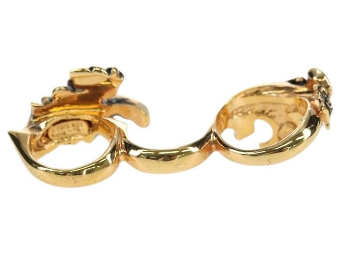 VERSACE Ring Metall Gold Tone Auth bs34882A - Ansicht 2