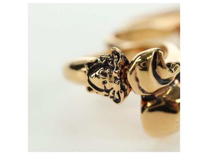 VERSACE Ring Metall Gold Tone Auth bs34882A - Ansicht 5