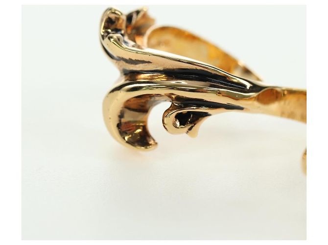 VERSACE Ring Metall Gold Tone Auth bs34882A - Ansicht 6