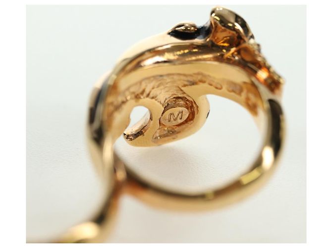 VERSACE Ring Metall Gold Tone Auth bs34882A - Ansicht 8