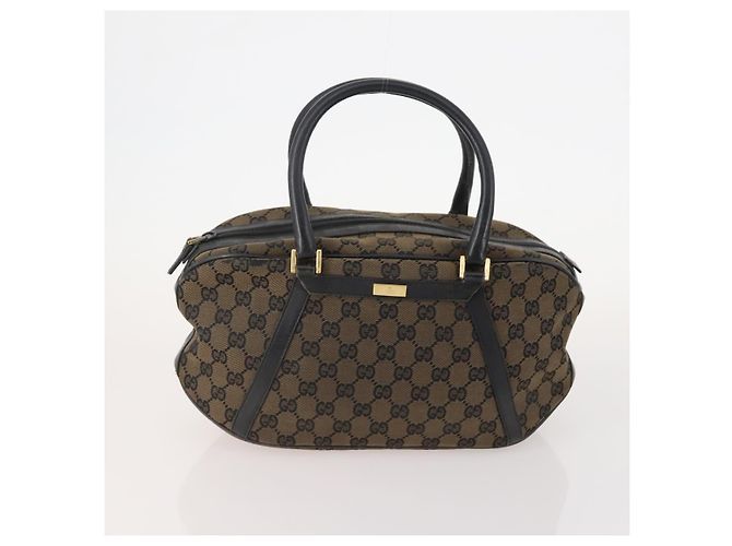 Borsa a tracolla GUCCI GG Canvas GG Supreme 3 Set Beige Marrone Auth am11364 - vista 2