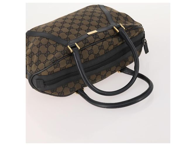 Borsa a tracolla GUCCI GG Canvas GG Supreme 3 Set Beige Marrone Auth am11364 - vista 5