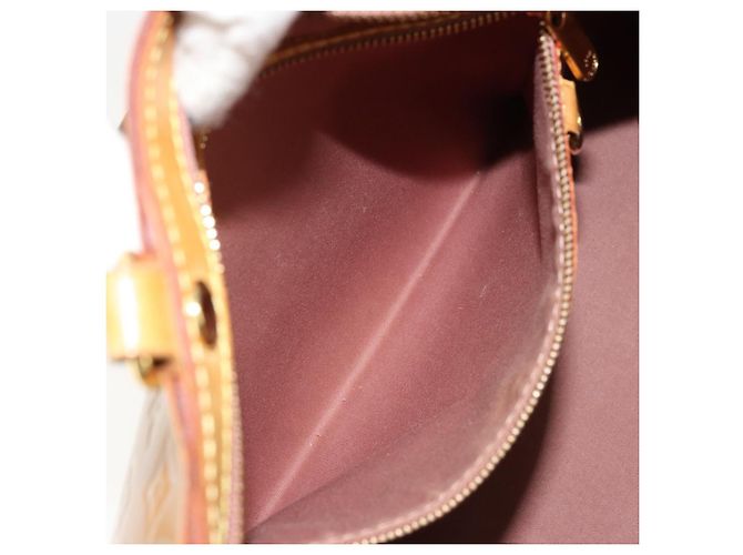 LOUIS VUITTON Borsa Blair MM Monogram Vernis 2way Rose Velours M91588 Auth 171221 Rosa - vista 24