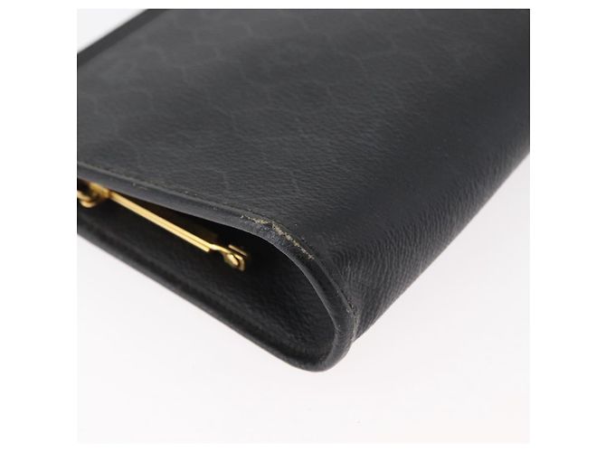 Borsa a tracolla Christian Dior Honeycomb Canvas PVC Nero Oro Auth ka4185 D'oro - vista 16