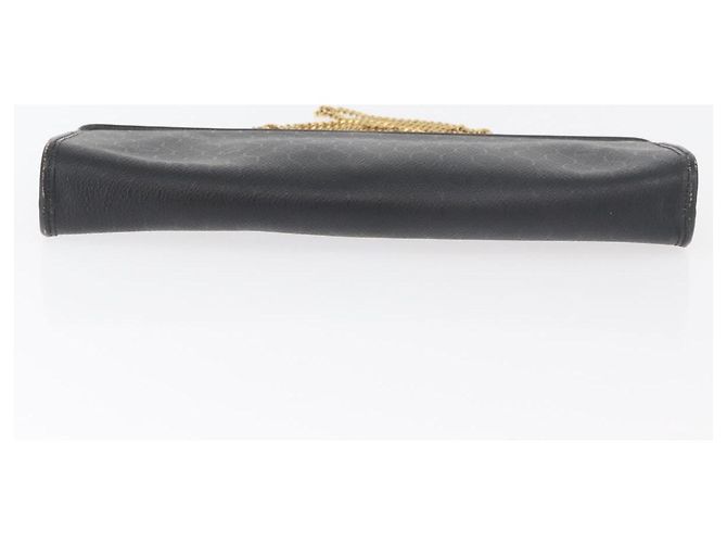 Borsa a tracolla Christian Dior Honeycomb Canvas PVC Nero Oro Auth ka4185 D'oro - vista 5