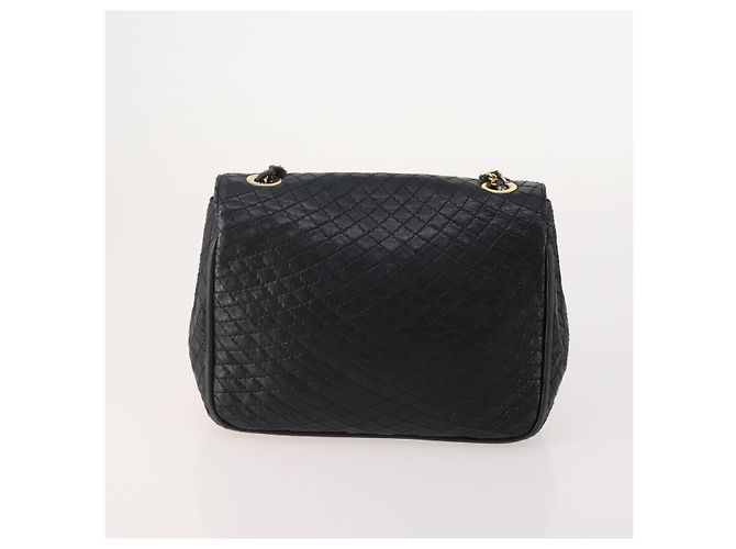 BALLY Schultertasche Lackleder 2 Set Schwarz Grün Authentisch 173296 - Ansicht 4