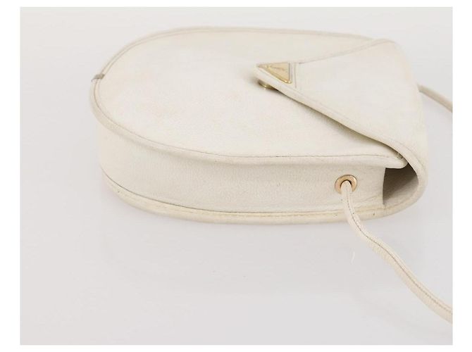 Borsa a Spalla SAINT LAURENT in Pelle 2 Set Beige White Auth bs34695 Bianco - vista 12