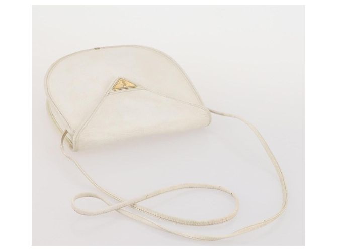 Borsa a Spalla SAINT LAURENT in Pelle 2 Set Beige White Auth bs34695 Bianco - vista 13