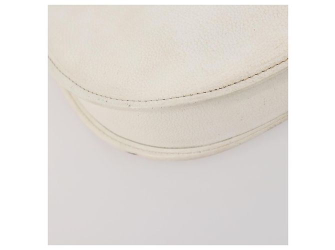 Borsa a Spalla SAINT LAURENT in Pelle 2 Set Beige White Auth bs34695 Bianco - vista 16