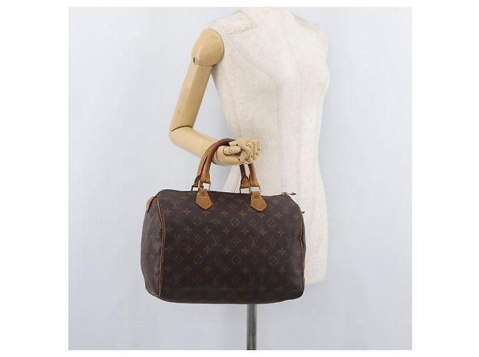 LOUIS VUITTON Borsa Monogram Speedy 30 M41526 LV Auth 177254 Monogramma - vista 22