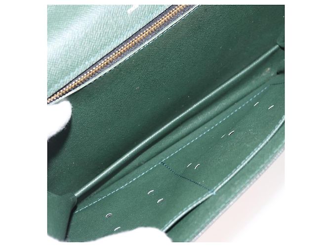 LOUIS VUITTON Pochette Kourad Taiga Clutch Bag Epicea M30194 LV Auth bs35052 - vista 10