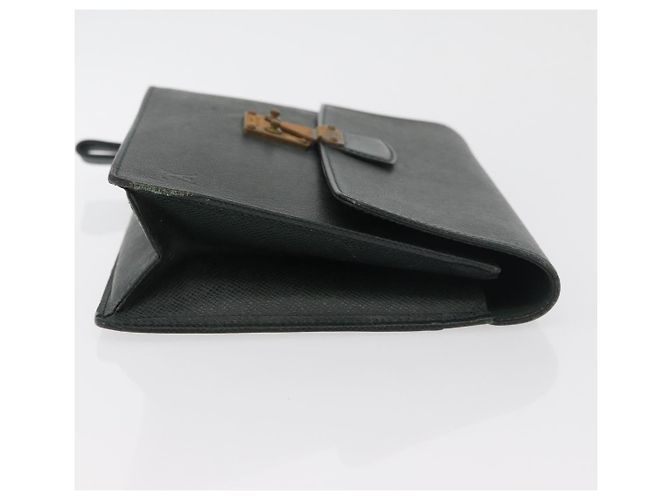 LOUIS VUITTON Pochette Kourad Taiga Clutch Bag Epicea M30194 LV Auth bs35052 - vista 3