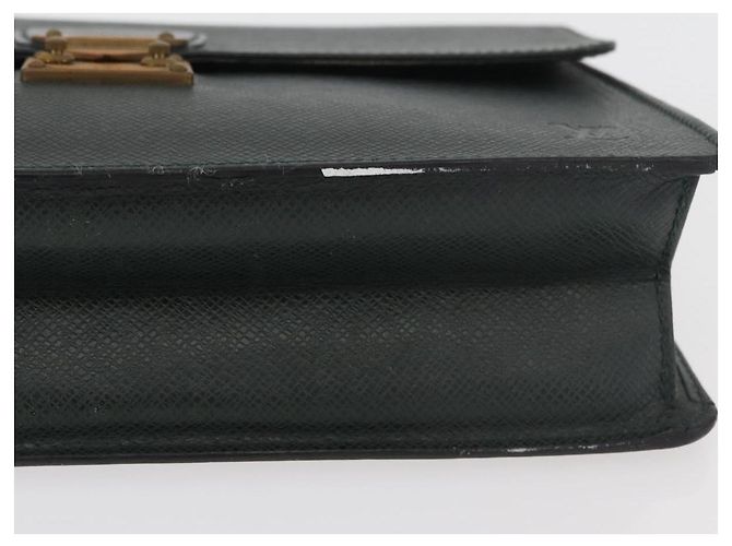 LOUIS VUITTON Pochette Kourad Taiga Clutch Bag Epicea M30194 LV Auth bs35052 - vista 6