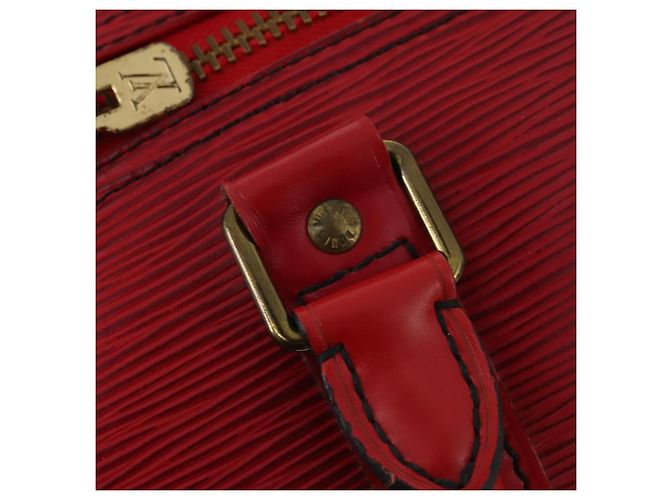 LOUIS VUITTON Epi Keepall 45 Boston Bag Rosso M42977 LV Auth YKZ1535A - vista 20