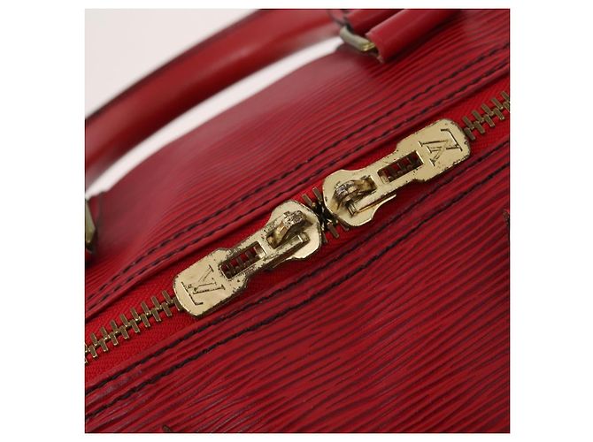 LOUIS VUITTON Epi Keepall 45 Boston Bag Rosso M42977 LV Auth YKZ1535A - vista 21