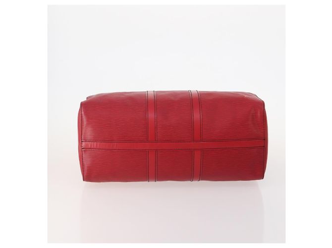 LOUIS VUITTON Epi Keepall 45 Boston Bag Rosso M42977 LV Auth YKZ1535A - vista 5