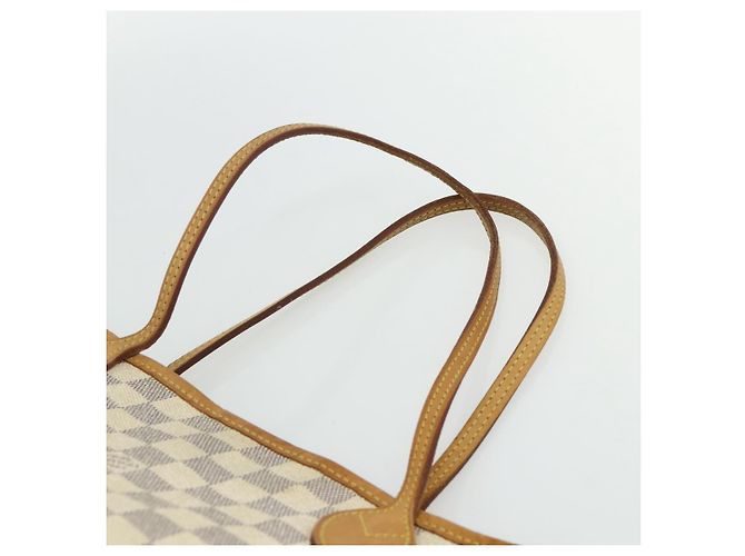 LOUIS VUITTON Borsa Tote Damier Azur Neverfull MM N41605 LV Auth 177246 - vista 8