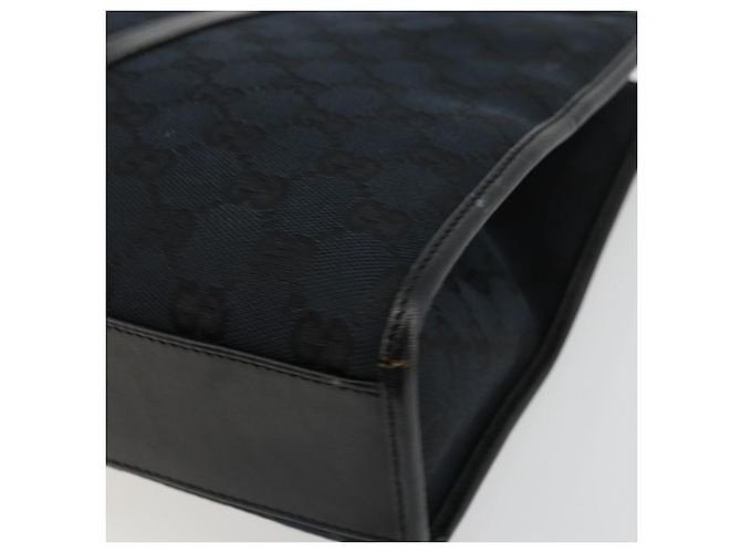Borsa GUCCI GG Canvas Jackie Nera Argento 002 1065 Auth 176994 Nero - vista 15