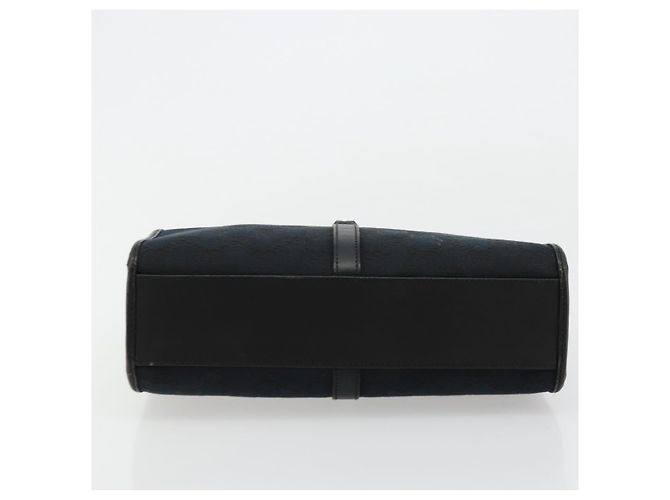 Borsa GUCCI GG Canvas Jackie Nera Argento 002 1065 Auth 176994 Nero - vista 5