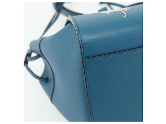 LOEWE �~ Ghibli Spirited Away Hammock Mini Mouse x Flybird 2way Auth 167264SM Azul - vista 17