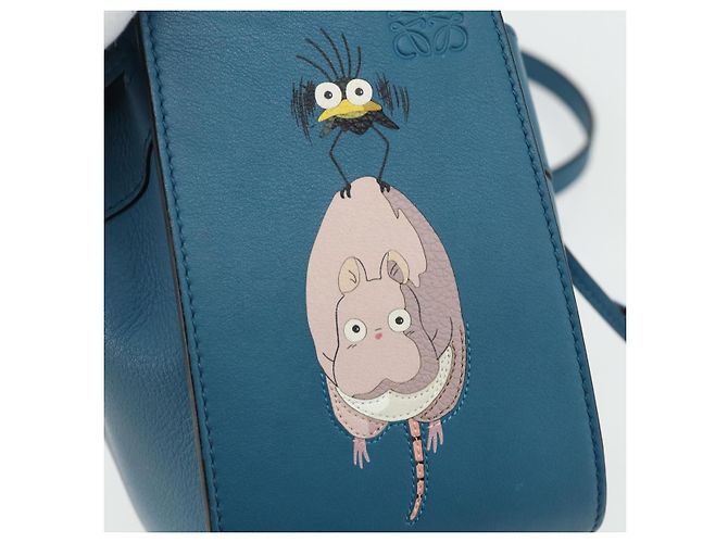 LOEWE �~ Ghibli Spirited Away Hammock Mini Mouse x Flybird 2way Auth 167264SM Azul - vista 19