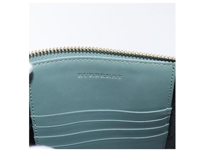 Borsa a tracolla BURBERRY Nova Check in PVC Beige Oro Auth 178990A D'oro - vista 19