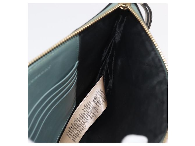 Borsa a tracolla BURBERRY Nova Check in PVC Beige Oro Auth 178990A D'oro - vista 20