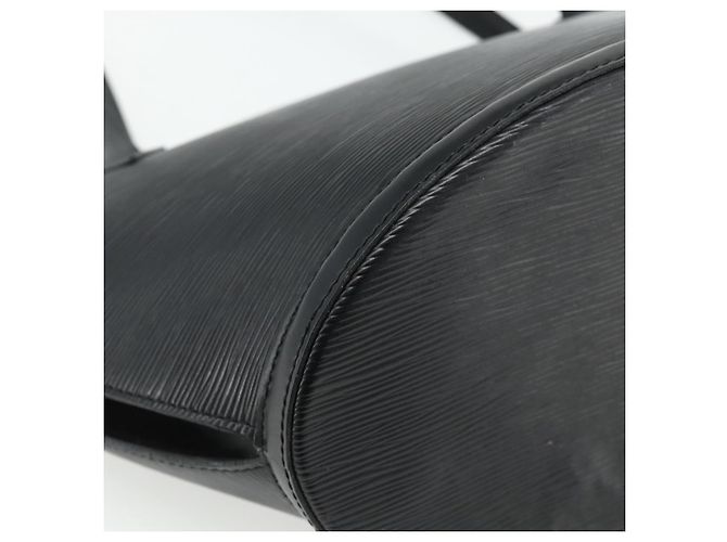 LOUIS VUITTON Epi Saint Jacques Borsa a Spalla Shopping Nera M52272 Auth 178686 Nero - vista 16