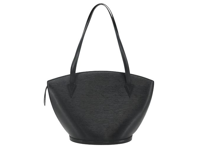 LOUIS VUITTON Epi Saint Jacques Borsa a Spalla Shopping Nera M52272 Auth 178686 Nero - vista 2