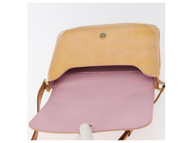 LOUIS VUITTON Vernis Thompson Street Bag Marshmallow Pink M91070 Auth ti3834 - vista 10