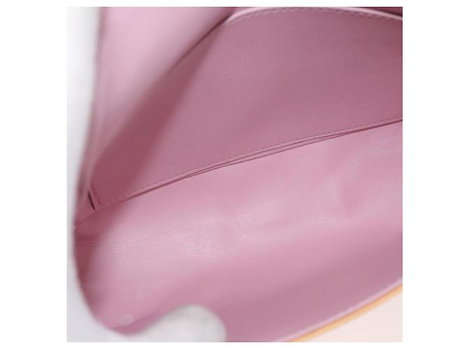 LOUIS VUITTON Vernis Thompson Street Bag Marshmallow Pink M91070 Auth ti3834 - vista 11