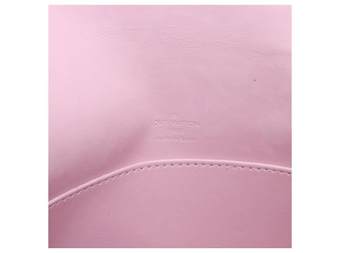 LOUIS VUITTON Vernis Thompson Street Bag Marshmallow Pink M91070 Auth ti3834 - vista 17