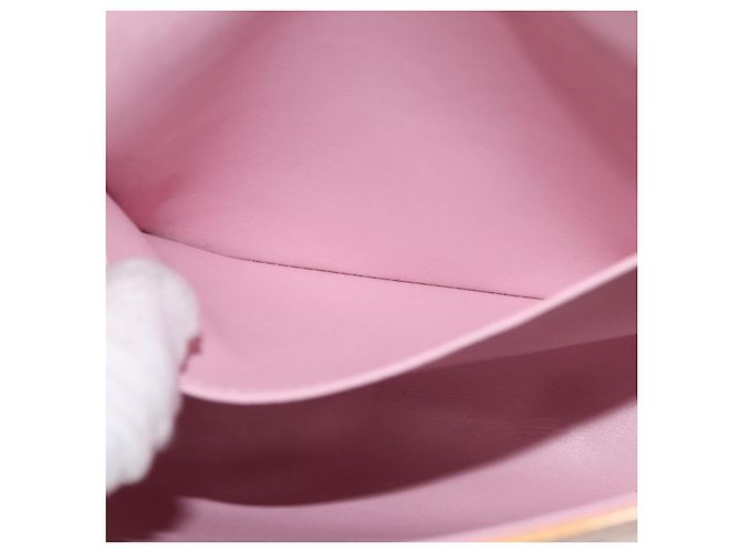 LOUIS VUITTON Vernis Thompson Street Bag Marshmallow Pink M91070 Auth ti3834 - vista 20