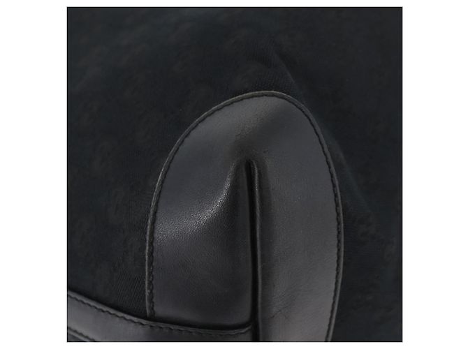 GUCCI Tote Bag Canvas Schwarz Gold 247209 Auth 178246 Golden - Ansicht 10
