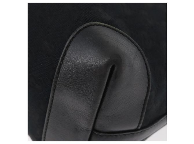 GUCCI Tote Bag Canvas Schwarz Gold 247209 Auth 178246 Golden - Ansicht 16