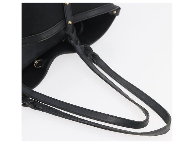 GUCCI Tote Bag Canvas Schwarz Gold 247209 Auth 178246 Golden - Ansicht 7