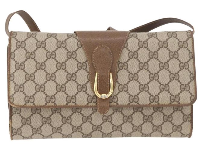 Borsa a Spalla GUCCI GG Supreme PVC Beige Oro 904 02 050 Auth bs34914 D'oro - vista 13