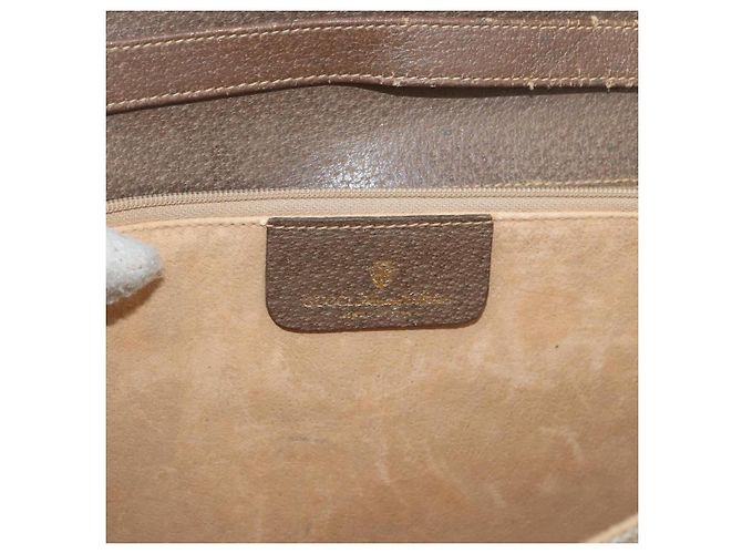 Borsa a Spalla GUCCI GG Supreme PVC Beige Oro 904 02 050 Auth bs34914 D'oro - vista 19