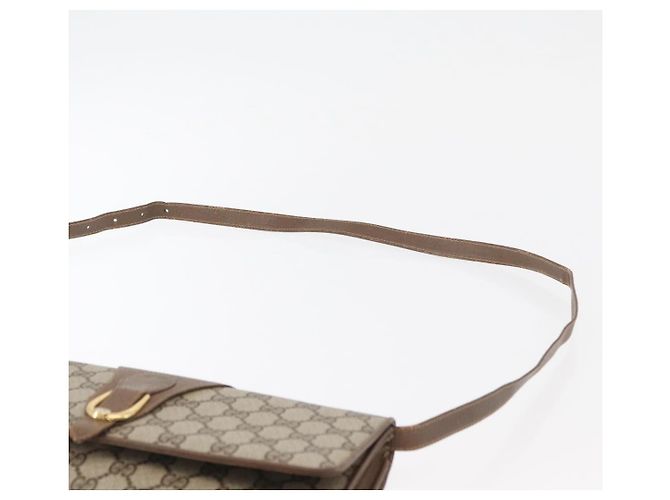 Borsa a Spalla GUCCI GG Supreme PVC Beige Oro 904 02 050 Auth bs34914 D'oro - vista 9