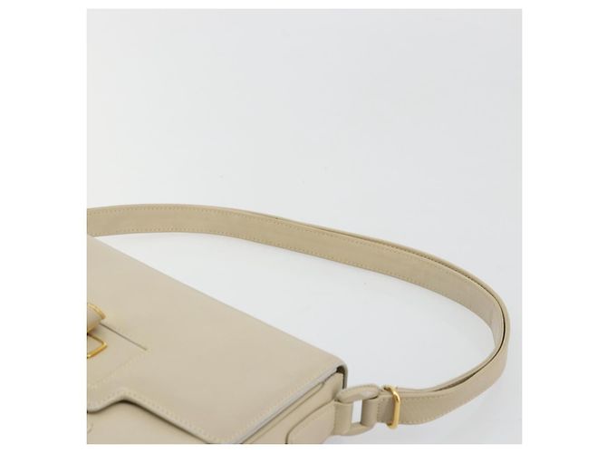 Sac à bandoulière GUCCI Cuir Beige Or 26 001 0647 Auth 178561 Doré - vue 14