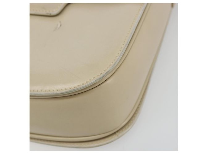 Sac à bandoulière GUCCI Cuir Beige Or 26 001 0647 Auth 178561 Doré - vue 15