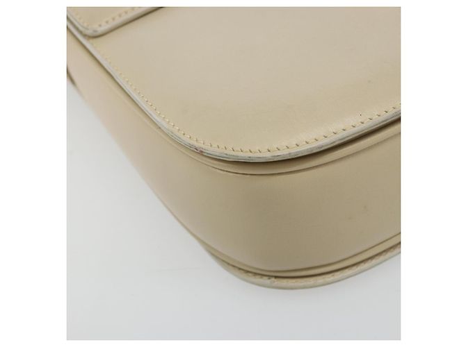 Sac à bandoulière GUCCI Cuir Beige Or 26 001 0647 Auth 178561 Doré - vue 16