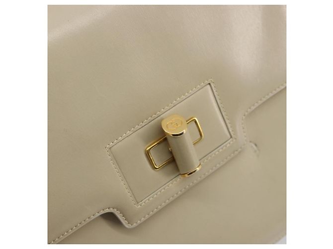 Sac à bandoulière GUCCI Cuir Beige Or 26 001 0647 Auth 178561 Doré - vue 19