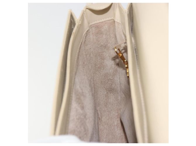 Sac à bandoulière GUCCI Cuir Beige Or 26 001 0647 Auth 178561 Doré - vue 22