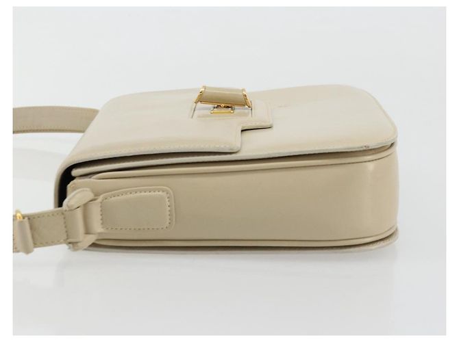 Sac à bandoulière GUCCI Cuir Beige Or 26 001 0647 Auth 178561 Doré - vue 4