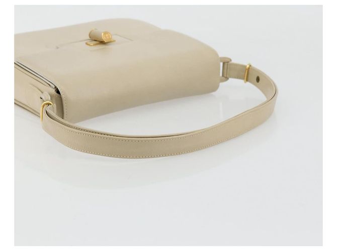 Sac à bandoulière GUCCI Cuir Beige Or 26 001 0647 Auth 178561 Doré - vue 7
