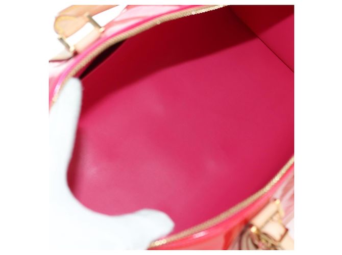 LOUIS VUITTON Borsa Boston Monogram Vernis Mercer Fusha Pink LV Auth 177997SAV - vista 10