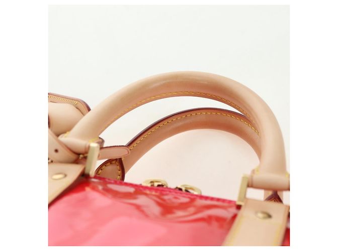 LOUIS VUITTON Borsa Boston Monogram Vernis Mercer Fusha Pink LV Auth 177997SAV - vista 14