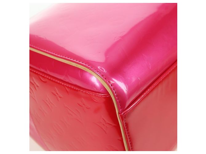 LOUIS VUITTON Borsa Boston Monogram Vernis Mercer Fusha Pink LV Auth 177997SAV - vista 16