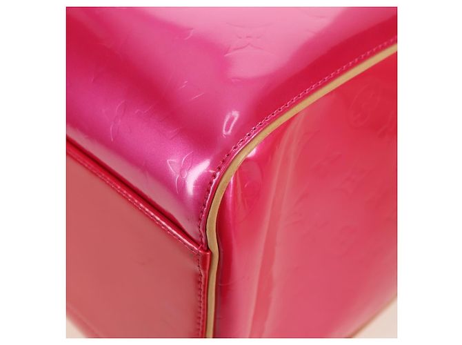 LOUIS VUITTON Borsa Boston Monogram Vernis Mercer Fusha Pink LV Auth 177997SAV - vista 17